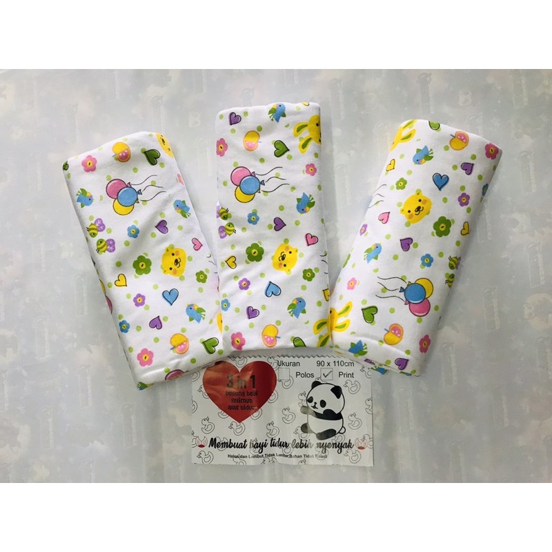 Lisa Bedong Bayi / Bedong selimut bayi Lisa Premium 3pcs