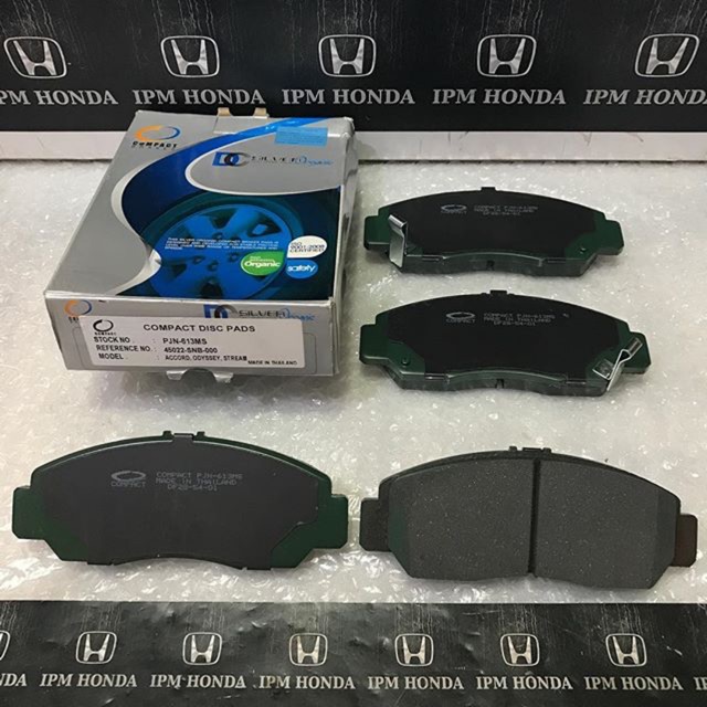 45022 SNB TRW / Compact Thailand Brake Pad Kampas Rem Depan Honda Accord CM5 2003-2007 CP2 2008-2012 Odyssey RA6 RA8 2000-2003 RB1 2004-2008 RB3 2009-2013 Stream 2.0 2000cc 2002-2006 Civic FD FD1 FD2 2006-2011 BRV 2015-2021