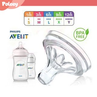 2PCS Dot Bayi Nipple Puting Bayi Leher Lebar Bpa Free 1 2 3 4 Hole Avent