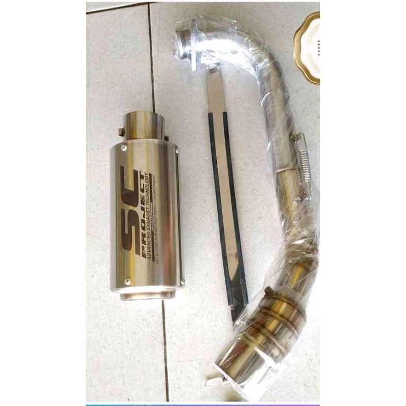 knalpot racing SC project for matic AEROX PCX NMAX VARIO BEAT DLL