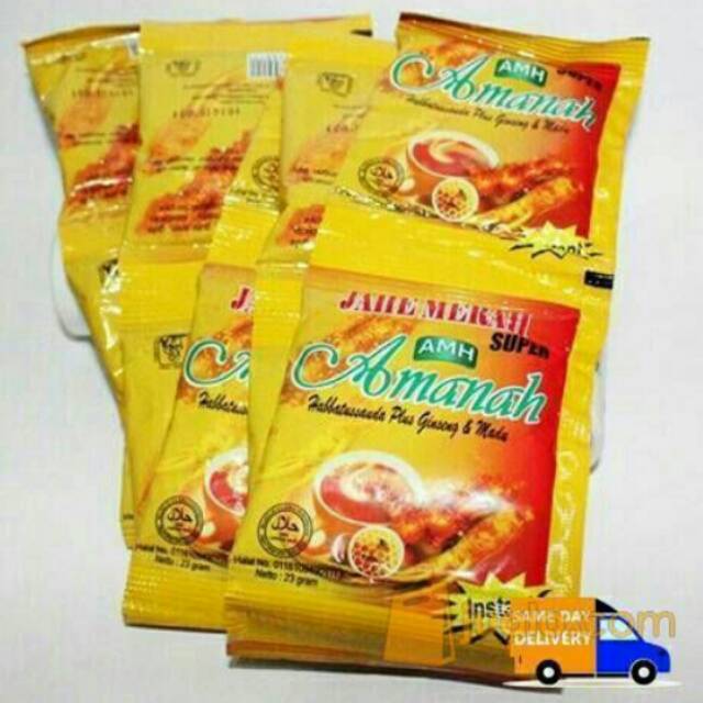 

Tambah Kekebalan Tubuh | JAHE MERAH SUPER AMH ORIGINAL Isi 12 Sachet