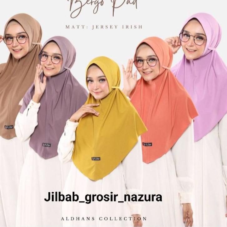021 BERGO PAD ORI AL-DHANS ALDHANS HIJAB | JILBAB SHAFA INSTAN KERUDUNG {GRH.22Jn22ј}