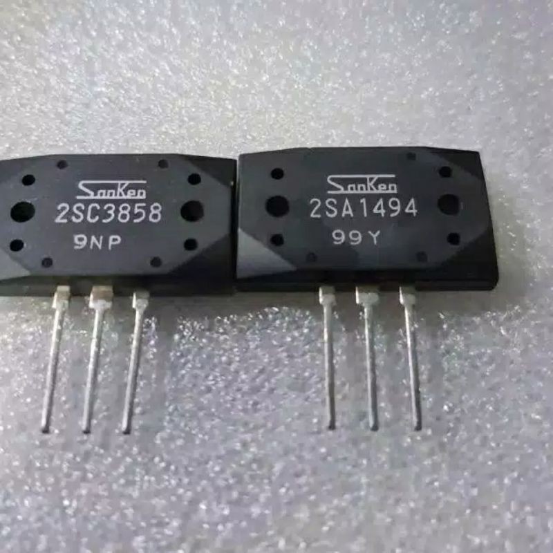 TR SANKEN 1 SET 2SC3858 &amp; 2SA1494 ORI