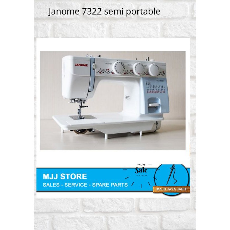 mesin jahit janome 7322 semi portable