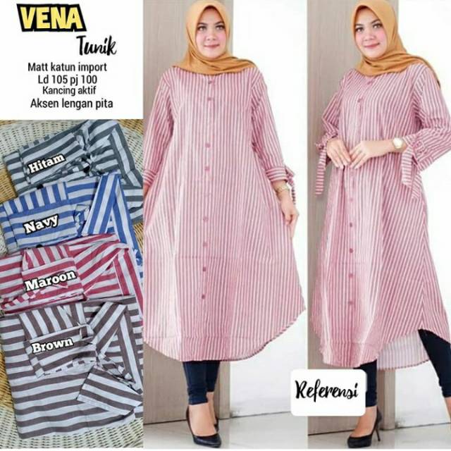 Tunik salur katun import