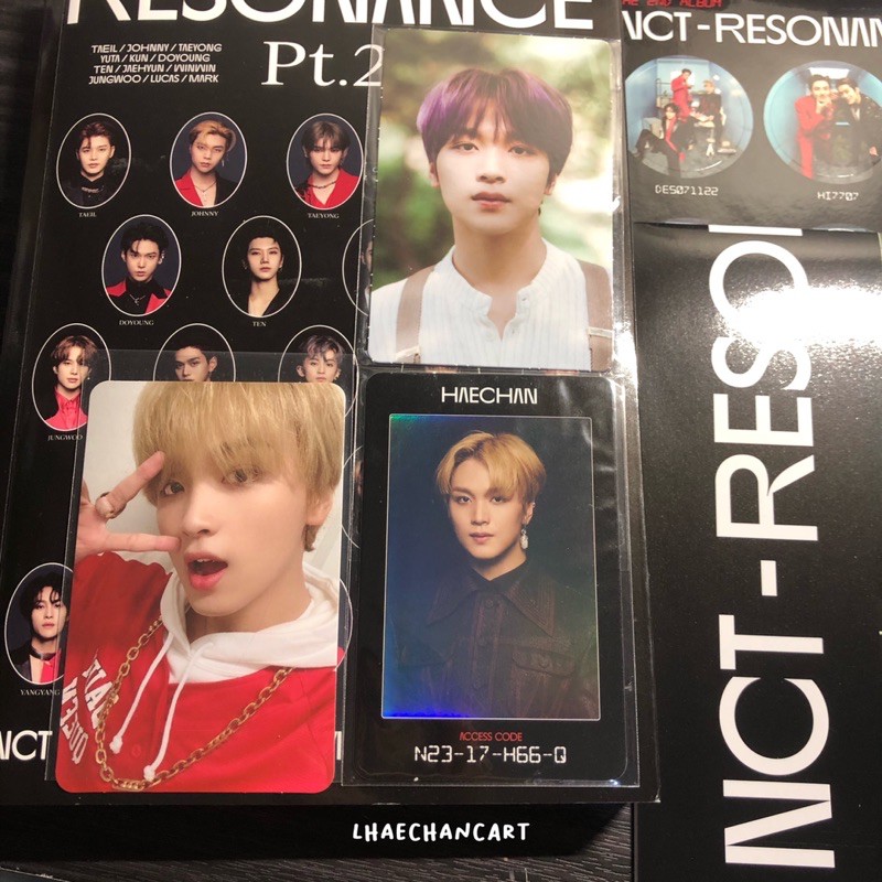 BOOKED resonance pt 2 arrival haechan set + pc dad haechan