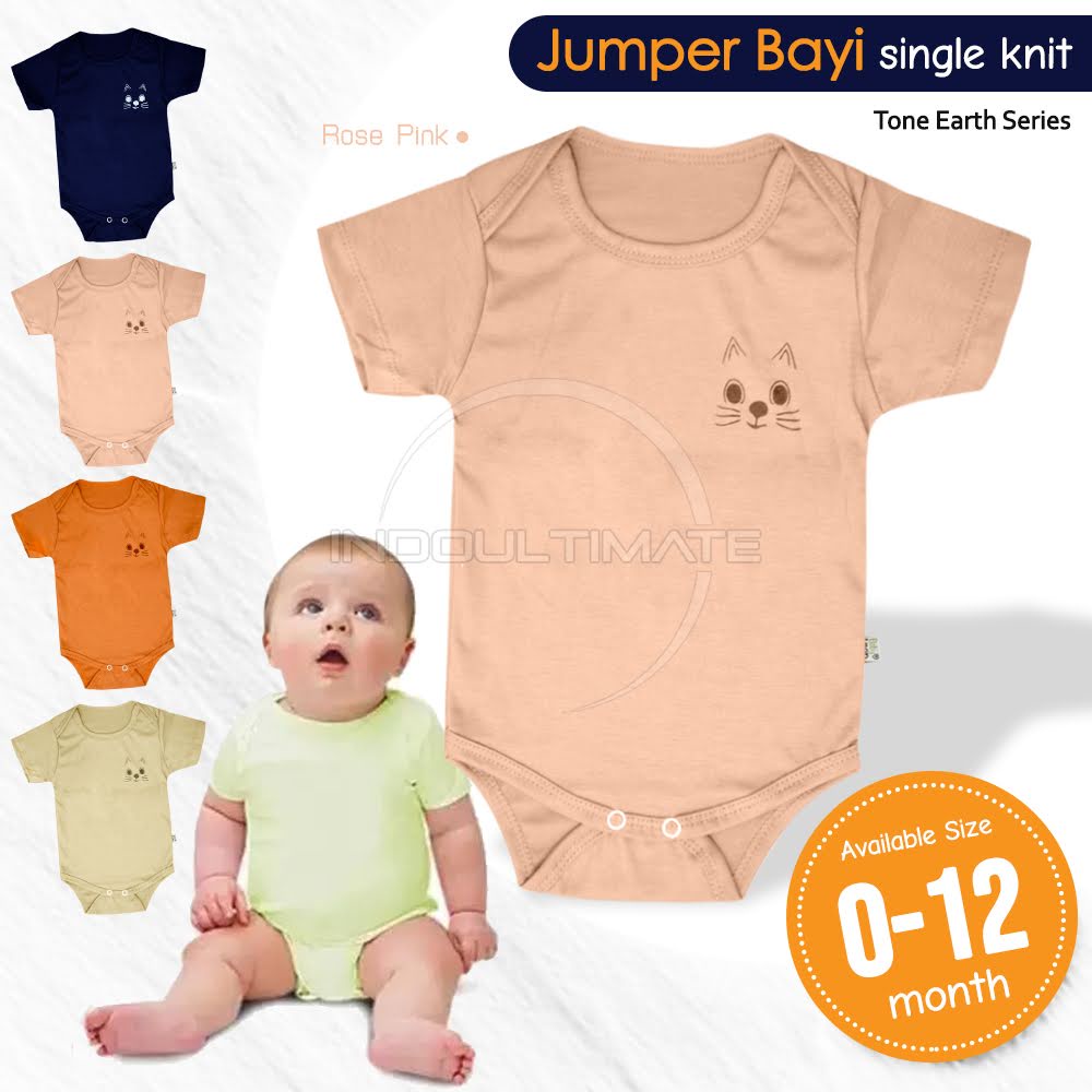 BC-302SK BC-303SK BABY LEON Jumper Bayi Body Suit Bayi Jumper Bayi Jumsuit Bayi Jumpsuit Bayi Perempuan Laki-Laki Baju Bayi Cewek Cowok Kaos Bayi Pakaian Bayi Baju Tidur Anak Bayi Baju Harian bayi-Jumper Unisex Pink