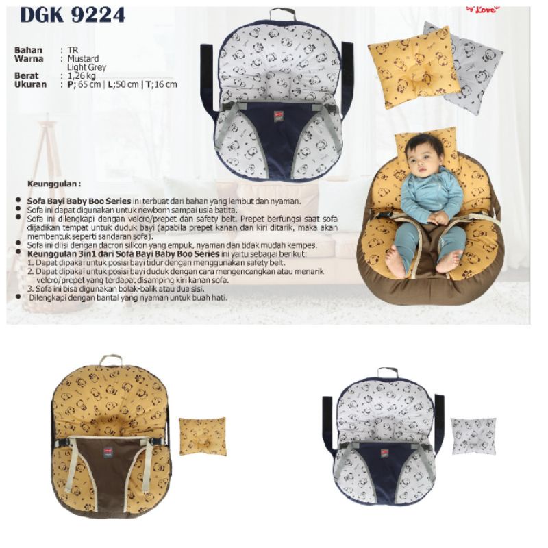 Dialogue Sofa Bayi 3in1 Bearie DGK-9305 / Baby Astro DGK-9225