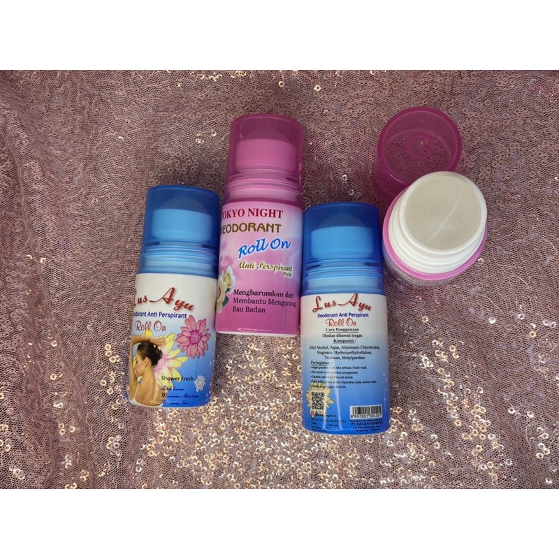 ✿ELYSABETHME✿ ℓυѕ αуυ Lus ayu deodorant roll on anti bau badan ketiak basah pemutih lipatan wangi tahan lama