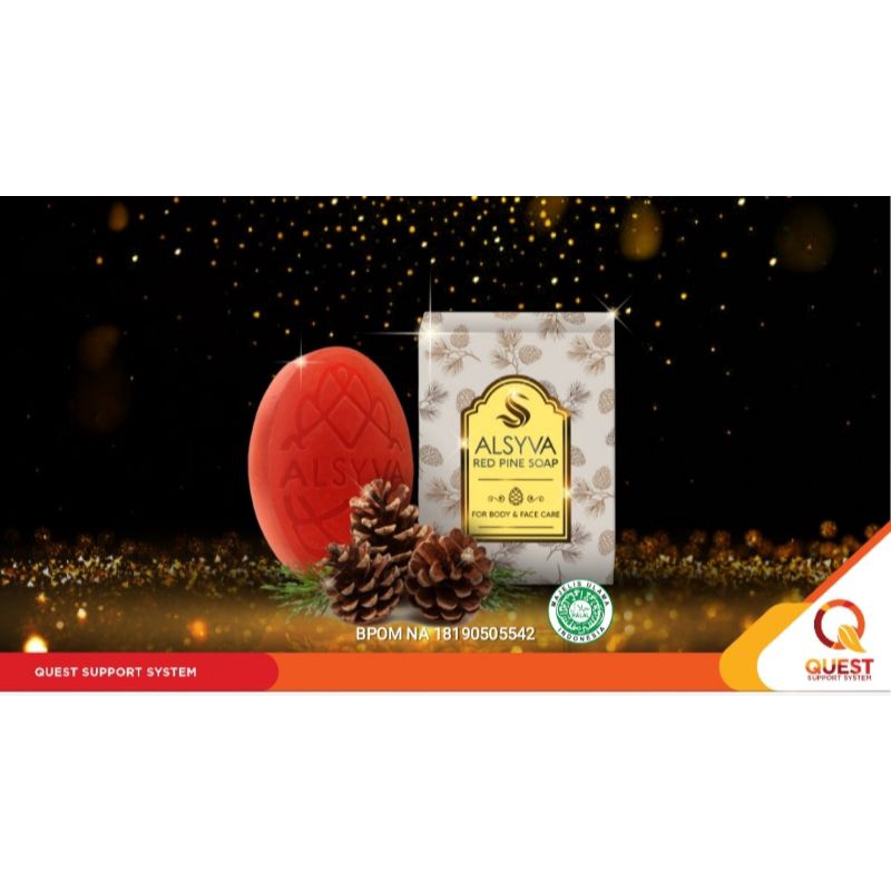 ALSYVA Red Pine Soap ( Sabun Korea)