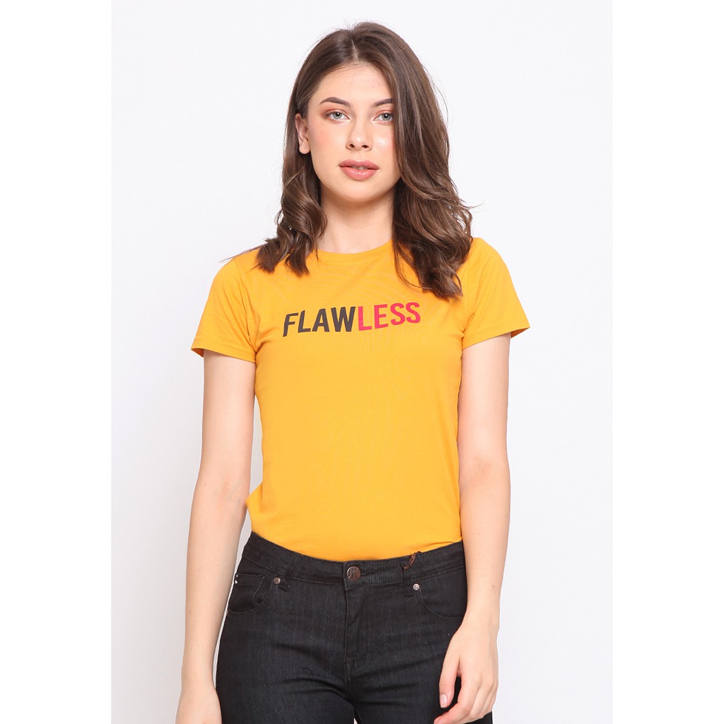 Rodeo Kaos Wanita Flawless Tee Mustard Shopee Rodeo Kaos Wanita Flawless Tee Mustard Shopee
