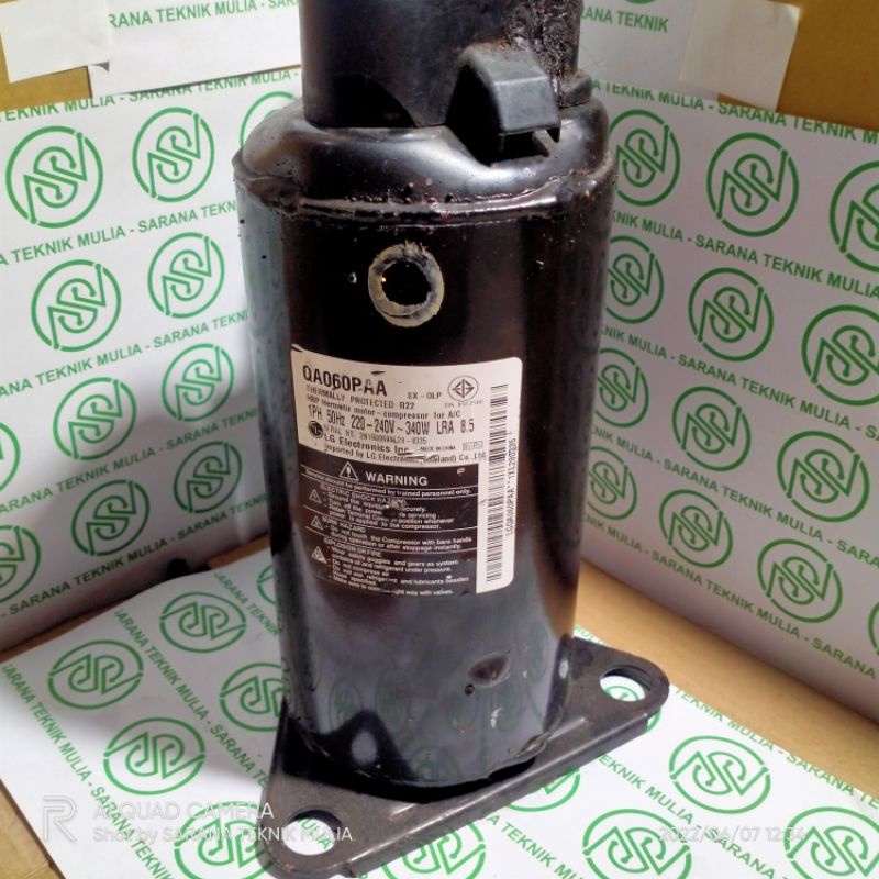 Kompresor AC 1/2 PK ½Pk - Merk LG (QA060PAA) [Second]