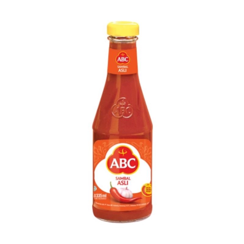 

ABC Saos Sambal Asli Botol Besar 335 Ml - sauce jumbo