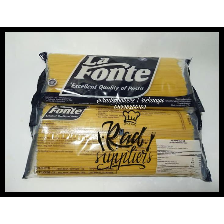 

La Fonte Spaghetti 1Kg, Spaghetti La Fonte 1Kg.. Spesial Price.... ! Promo