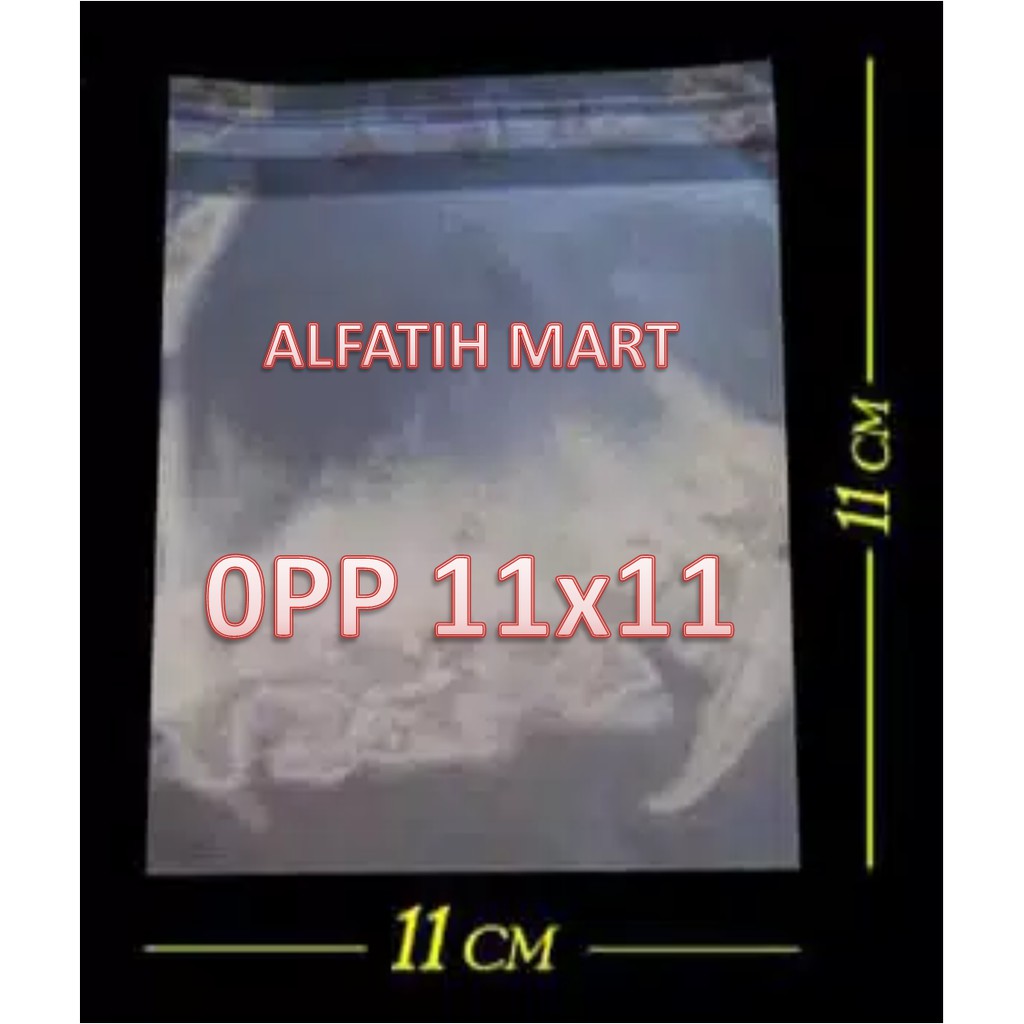 

ADA BONUS!!PLASTIK OPP 11x11