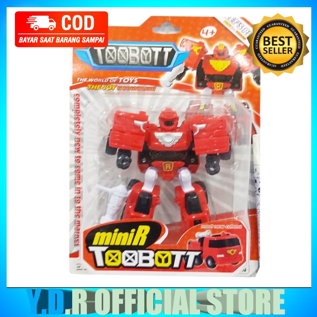 MAINAN ANAK ROBOT TOBOT TRANSFORMERS ROBOT BISA BERUBAH JADI MOBIL TOBOT HELI ATHLON PMK PROMO COD-2