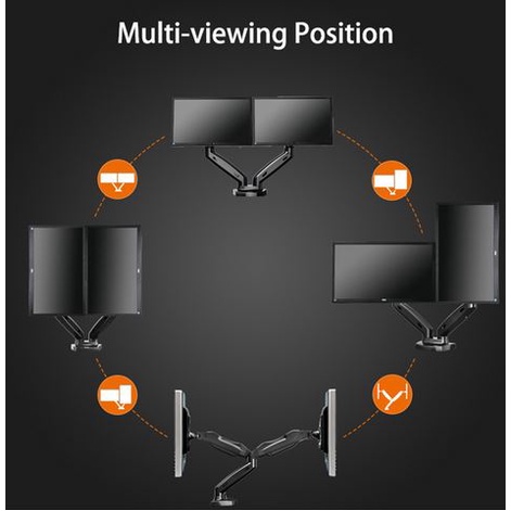 NORTH BAYOU Universal Monitor Arm Bracket Vesa Desk Mount 2-9KG