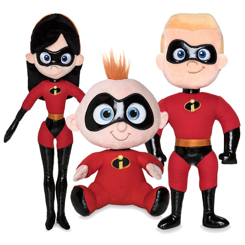 Incredibles 2mainan Mewah Menggemaskan Violet Dash Jack-Jack Boneka Lembut Untuk Anak-Anak Boneka