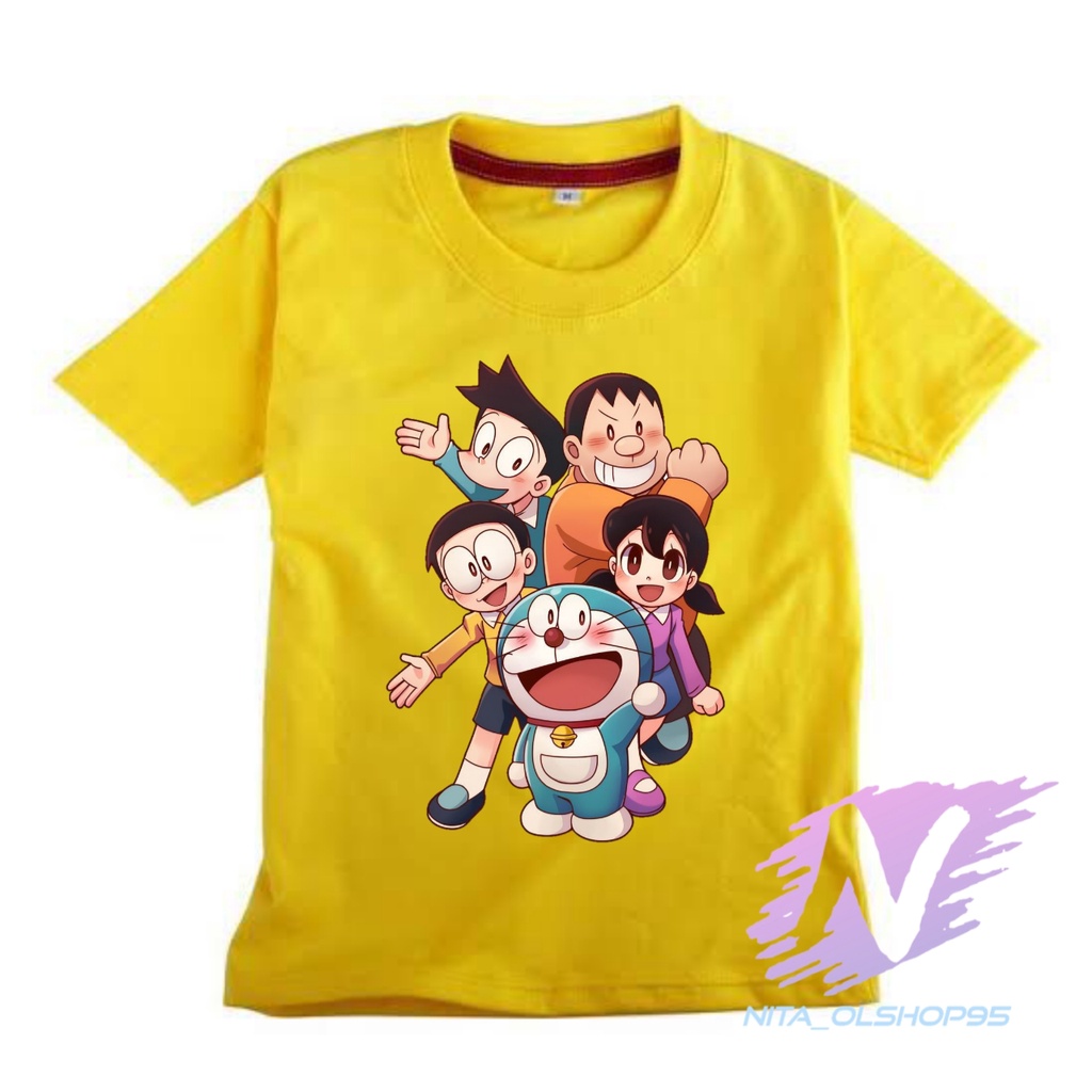 kaos doraemon terbaru baju kaos anak sinema doraemon