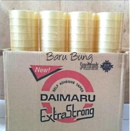 

ISOLASI BENING DAIMARU 1 INCH UK. 72 YARD ISI 144 ROLL(1 DUS)