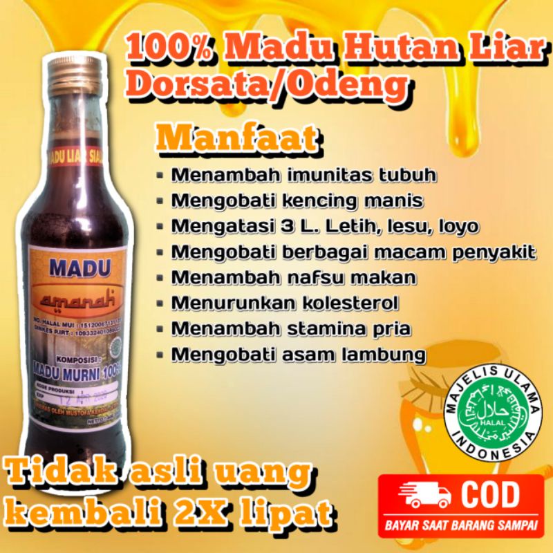 

MADUHUTANLIAR100%ASLIMURNI400GR