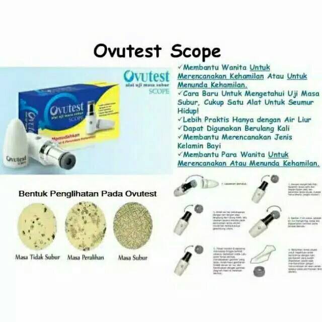 OVUTEST SCOPE Alat uji kesuburan wanita / Alat tes masa subur