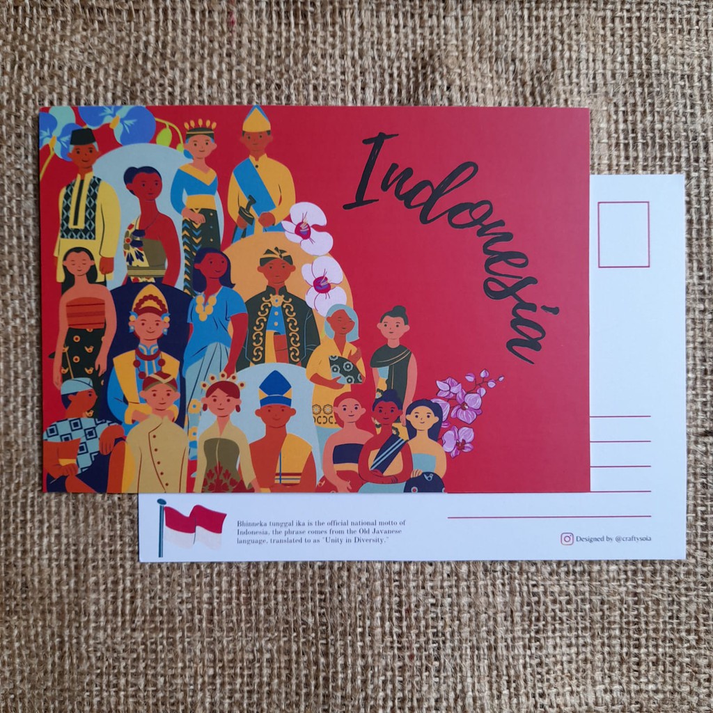 

Kartu Pos / Postcard / Postcrossing Indonesia - Seri Indonesia 1