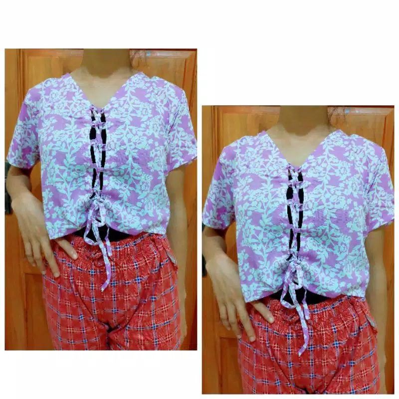 Crop Top Inna Rayon motif best seller