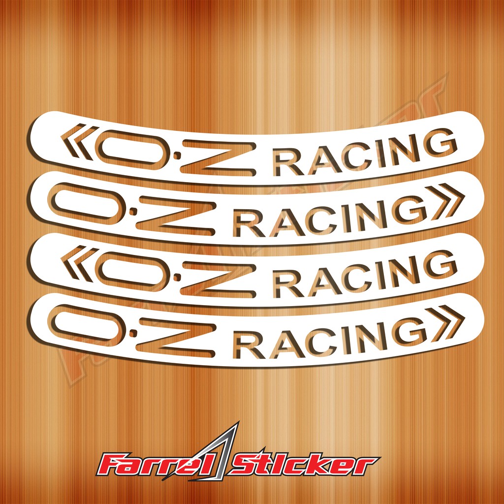 stiker velg sticker OZ racing