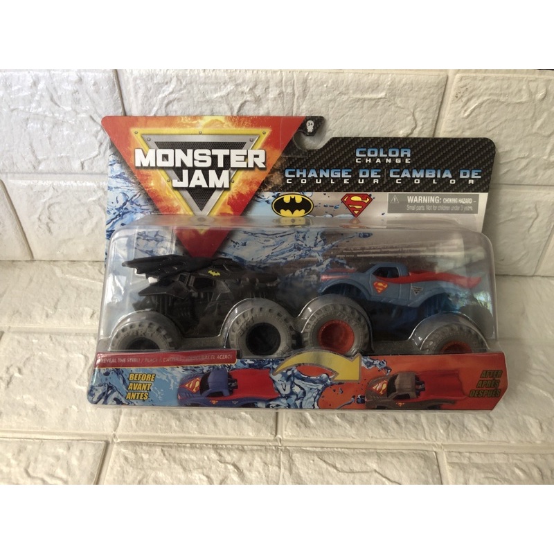Monster Jam Color Change Batman Superman