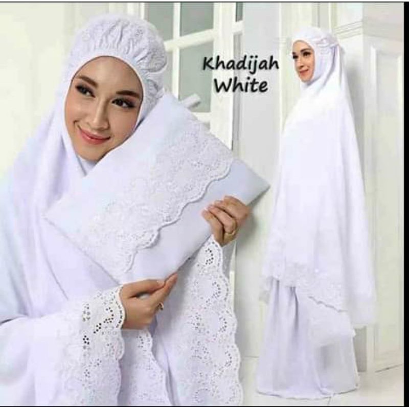 mukena khadijah pastelena+tas