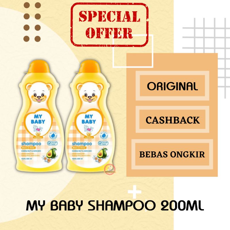 MY BABY SHAMPOO 200ML SAMPOO BAYI MY BABY