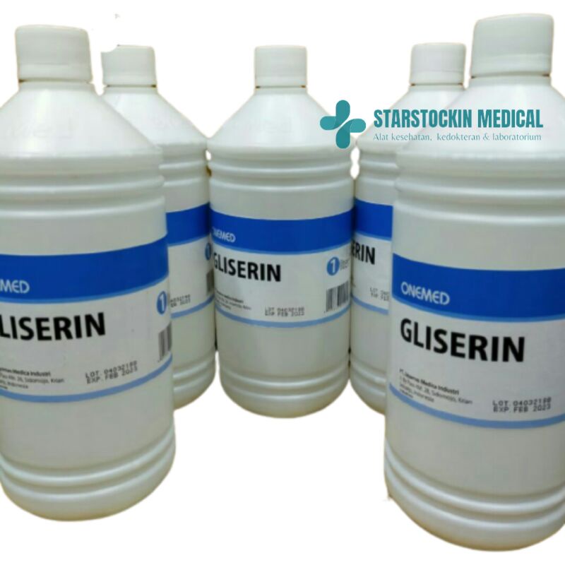 Gliserin Onemed 1 Liter Wajah Food Grade