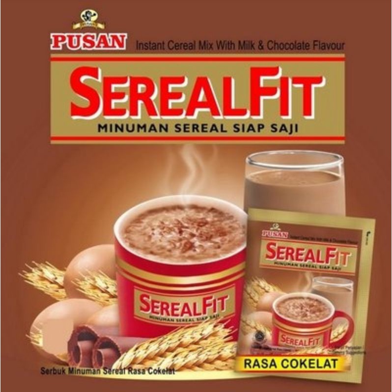 

PUSAN SEREALFIT coklat vanila 20 x 30gr.
