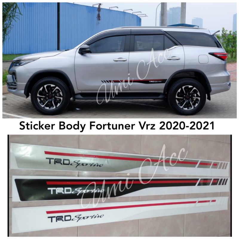 Stiker Body Fortuner Vrz 2020-2021 / Sticker Fortuner Vrz