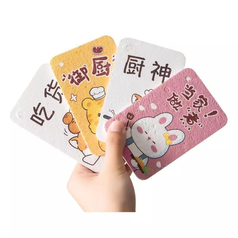 MAGIC SPONS CUCI PIRING MOTIF LUCU / SPONGE SPON CUCI PIRING GELAS PANCI SERBAGUNA