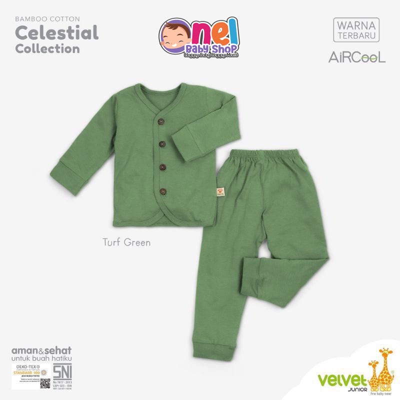 SETELAN BAJU ANAK BAYI - VELVET 1 stel Celestial Baju Panjang NB/S/M/L