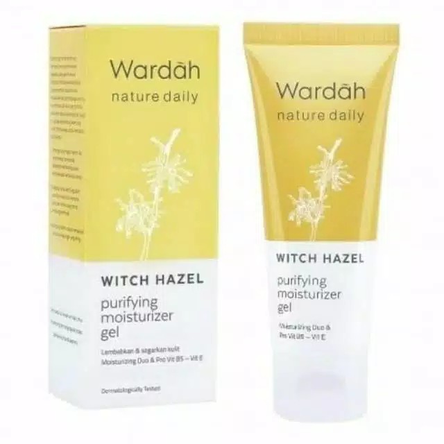 ❤ORIGINAL❤ WARDAH NATURE DAILY WITCH HAZEL PURIFYING MOISTURIZER GEL 40 ML [BPOM]