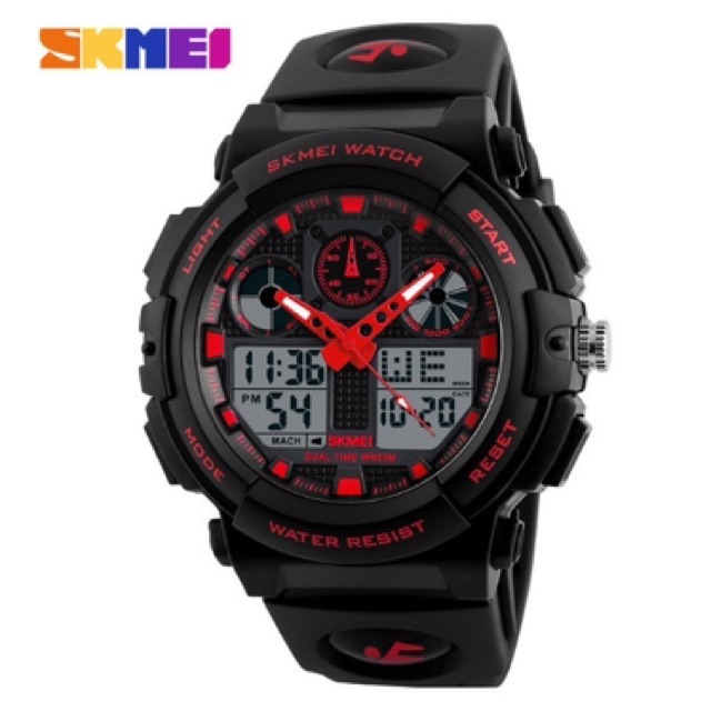 SKMEI 1270 Jam Tangan Pria Fashion Casual Sports Digital LED Quartz Men Women Digital Watch W165