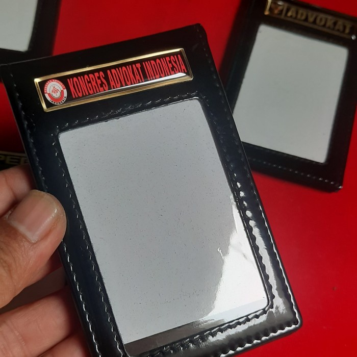 

Aman Name Tag Kai / Dompet Id Card Kantong Kongres Advokat Indonesia Diskon