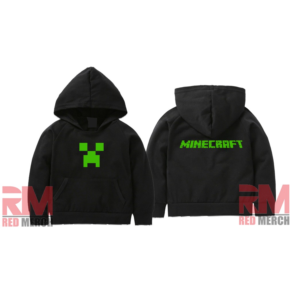 jaket anak anak sweater hoodie Minecraft Art 003 - Red Merch