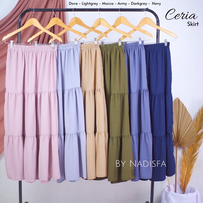 CERIA SKIRT UMPAK POLOS