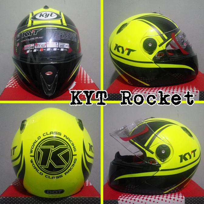 Helm KYT Rocket / helm murah / helm full face - revivalll