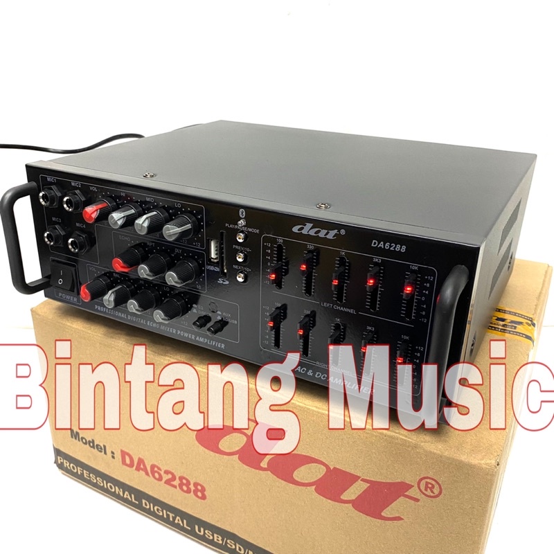 Power Amplifier DAT DA6288 Original ampli dat da 6288