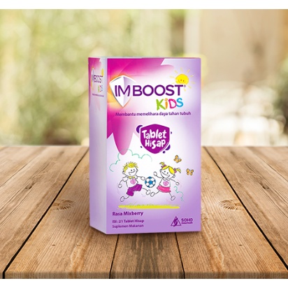 IMBOOST KIDS VITAMIN ANAK TABLET HISAP ISI 21 TABLET