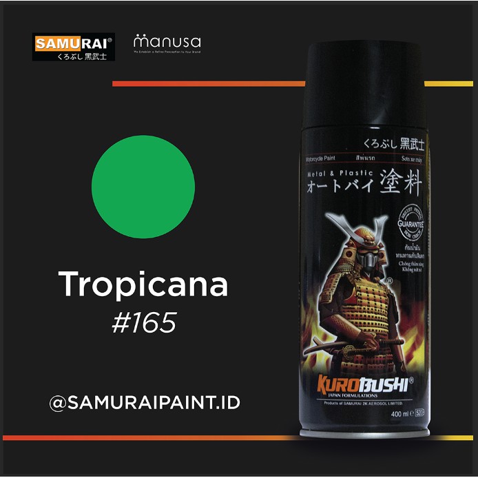 Samurai Paint Standard Tropicana 165 Tropicana Standar #165 Cat Aerosol Kualitas Kompresor