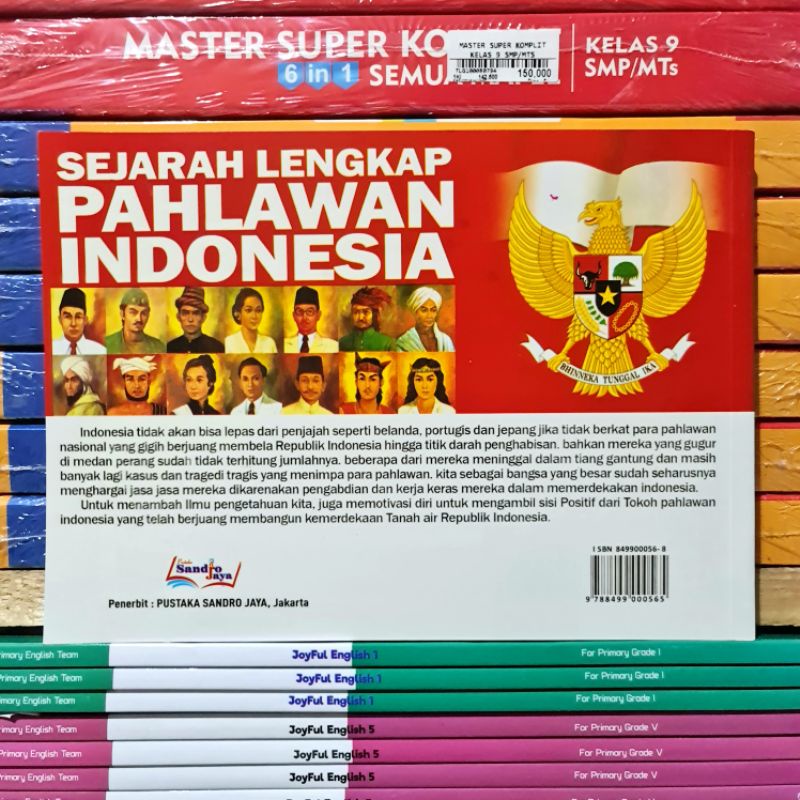 Edisi Terbaru : Buku Sejarah Lengkap Pahlawan Indonesia - Buku Wajib SD SMP SMA sampai UMUM