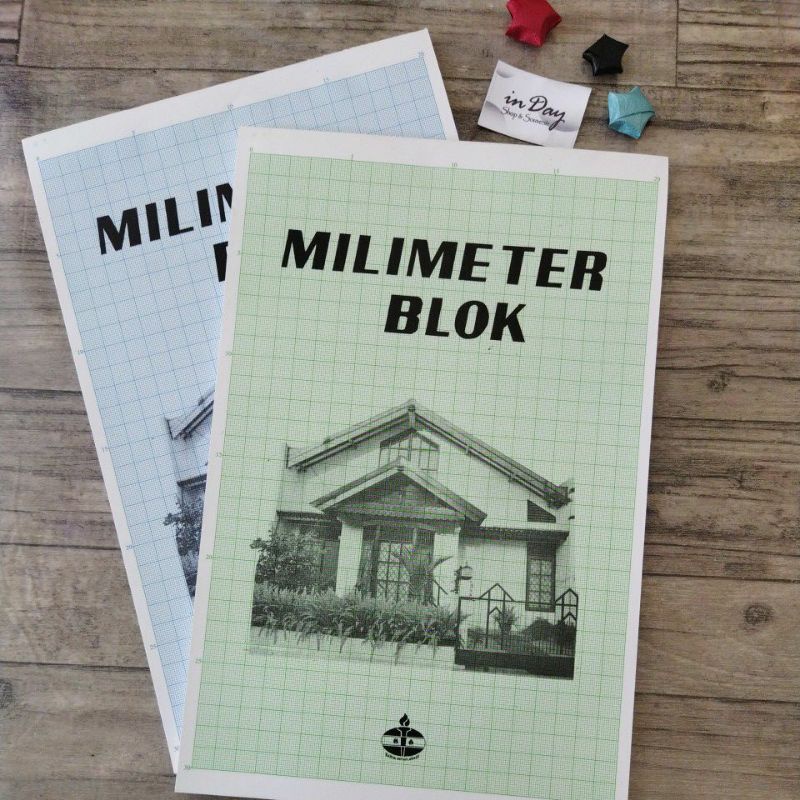 (50lembar) Millimeter Blok /Buku Milimeter | INDAY SHOP