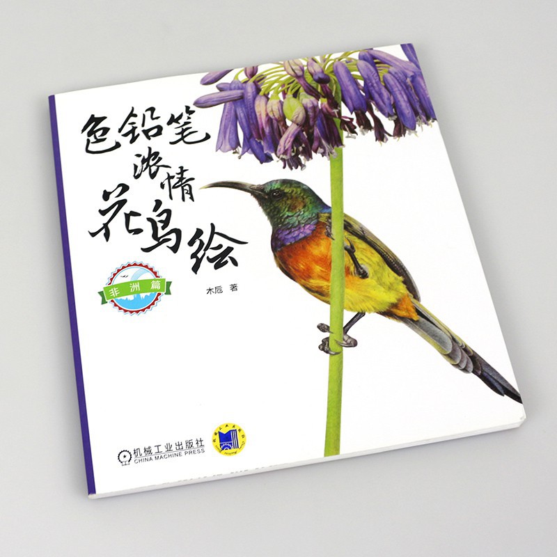 Pensil Warna Motif Bunga Burung Afrika Untuk Melukis Shopee