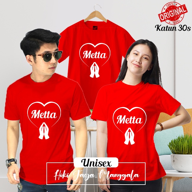 Jual Kaos Baju Buddhist Metta Tshirt Buddha Custom Unisex